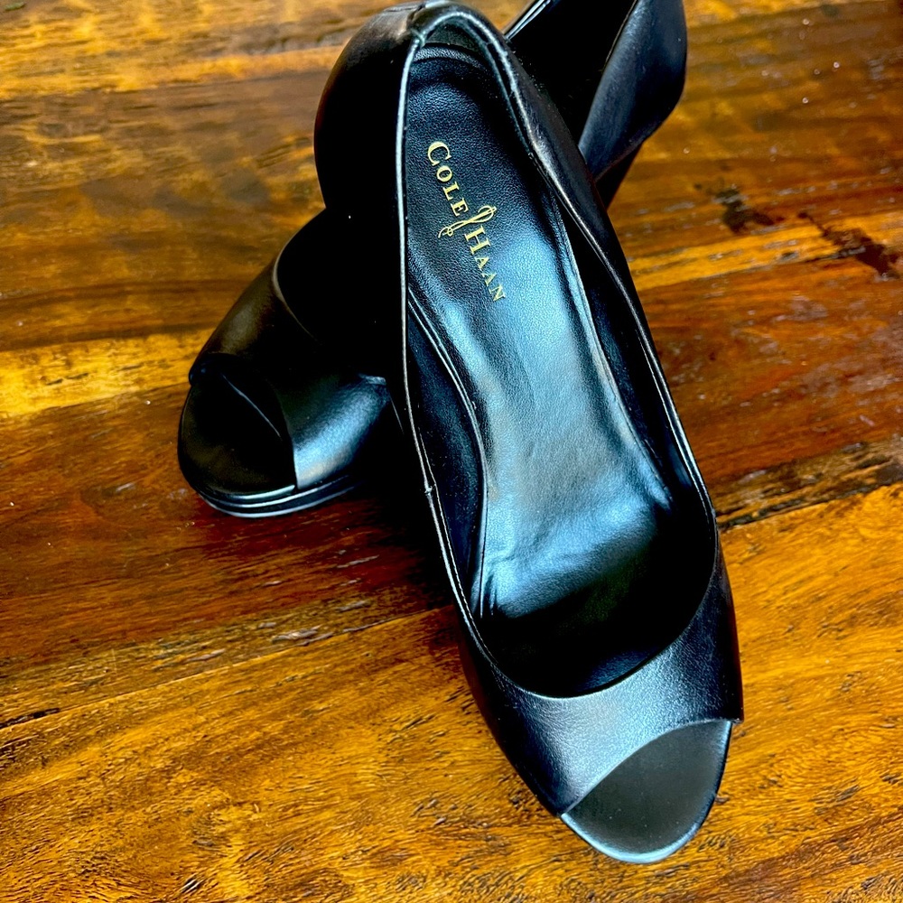 Cole Haan Shayna Wedge Black 8B